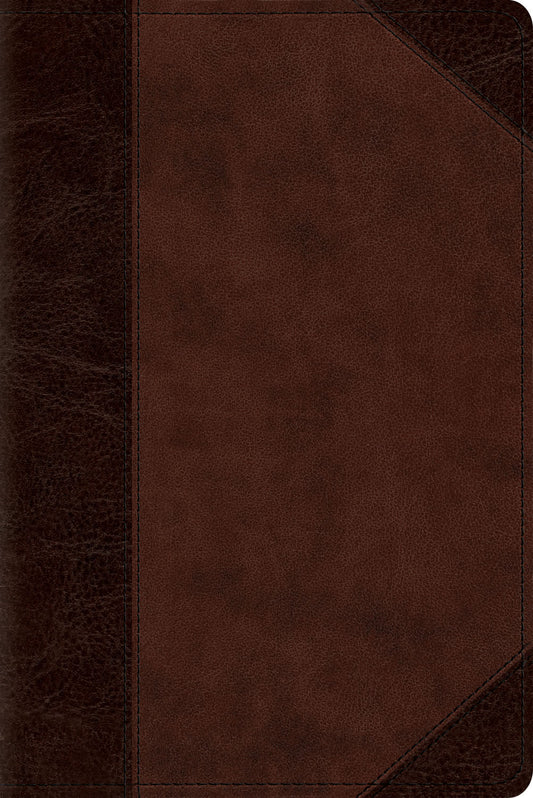 B ESV PERSONAL SIZE REFERENCE BIBLE BROWN/WALNUT PORTFOLIO DESIGN (BLACK LETTER EDITION)