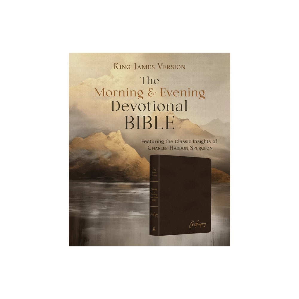 B KJV CHARLES SPURGEON'S MORNING & EVENING DEVOTIONAL BIBLE  BROWN (RED LETTER EDITION)