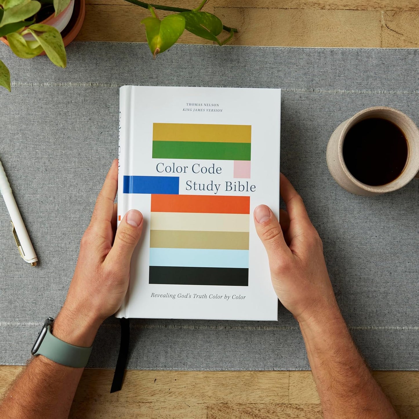 B KJV COLOR CODE STUDY BIBLE (RED LETTER EDITION)
