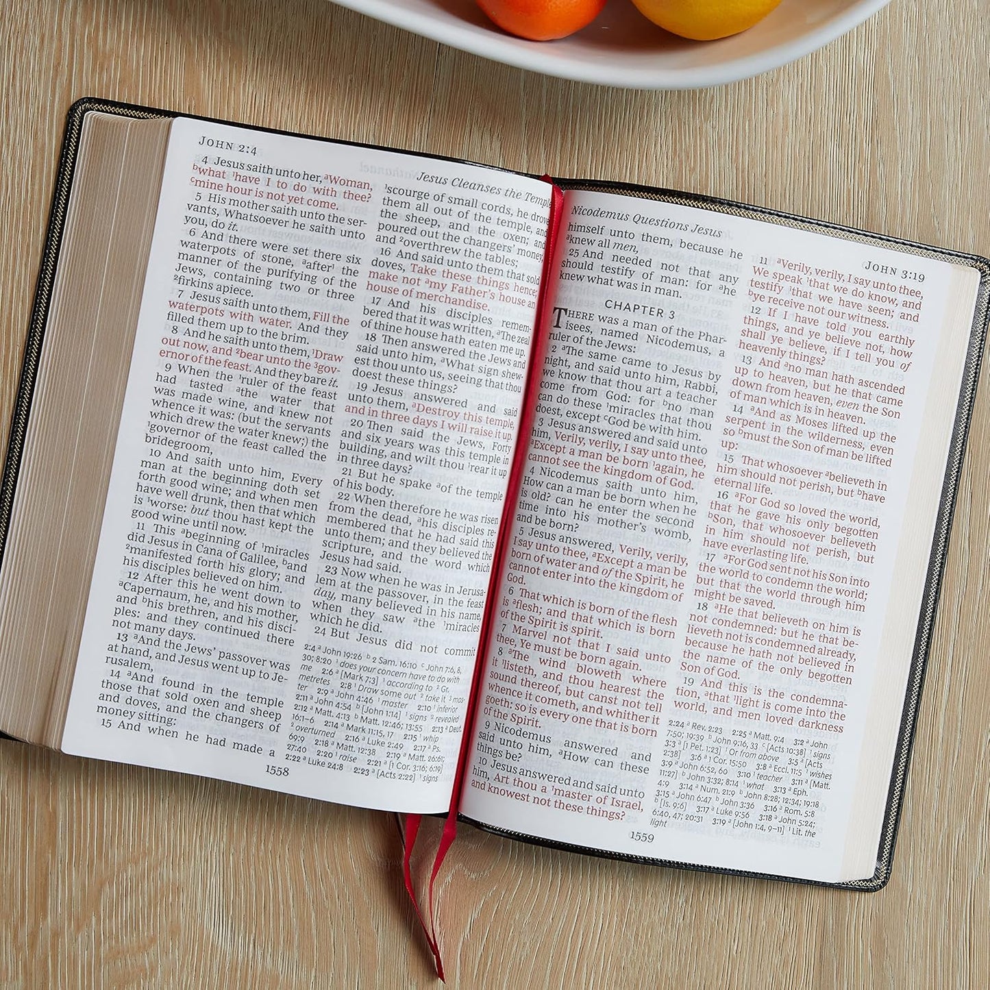 B KJV REFERENCE BIBLE SUPER GIANT PRINT BLACK (RED LETTER EDITION)