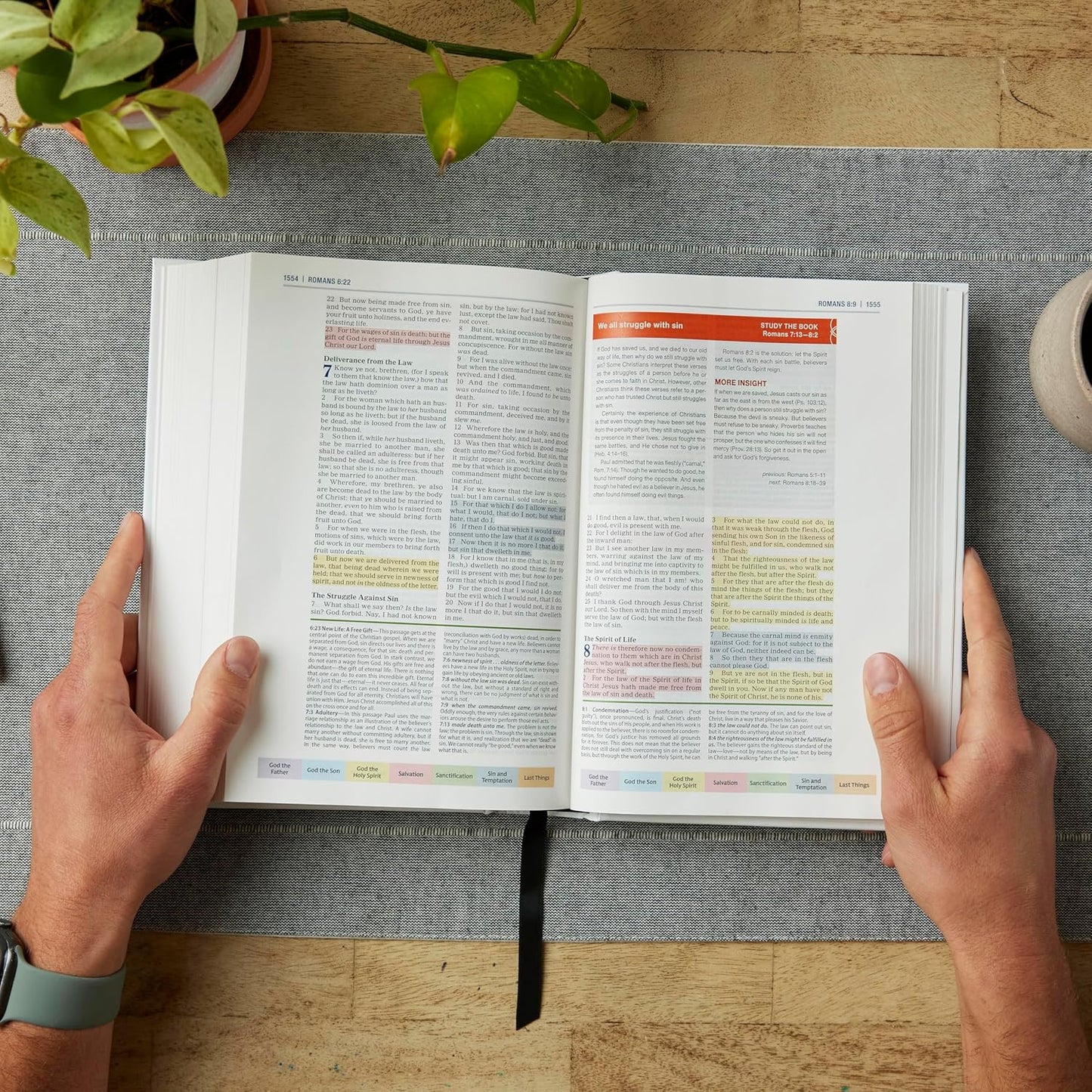 B KJV COLOR CODE STUDY BIBLE (RED LETTER EDITION)