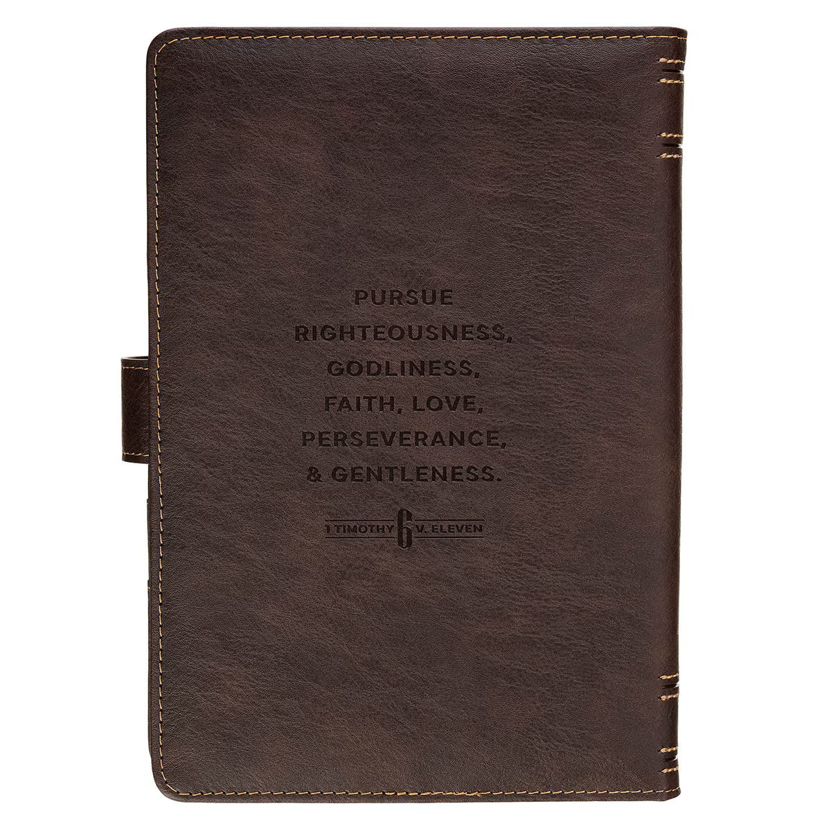 JOURNAL COVER WITH LINED INSERT AND MAGNETIC CLOSURE  BLACK (MAN OF GOD BROWN TRAILHEAD COLLECTION)