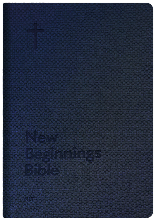 NLT NEW BEGINNINGS BIBLE (ANGLICISED) NAVY