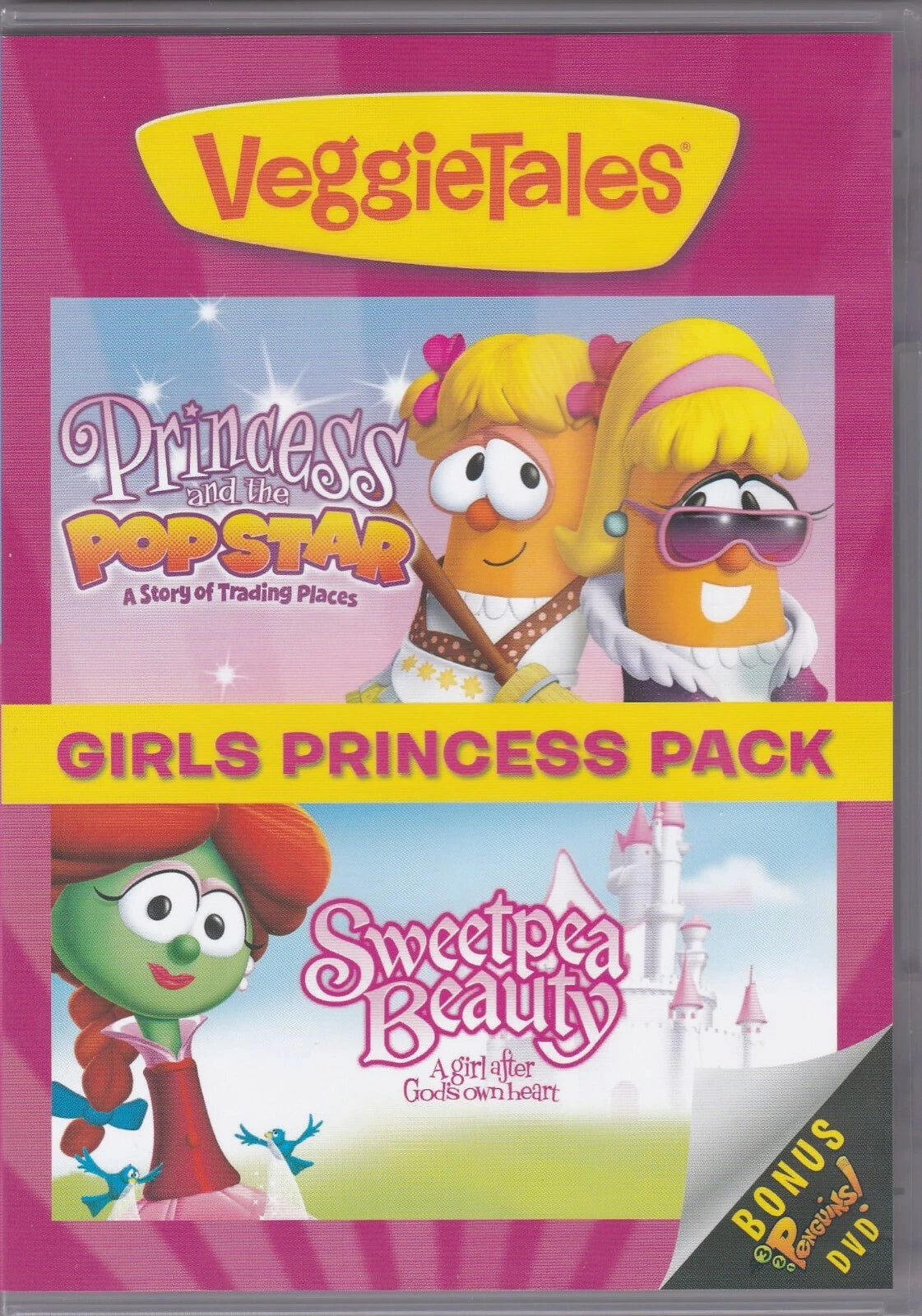 DVD VEGGIE TALES:GIRLS PRINCESS DOUBLE DVD PACK