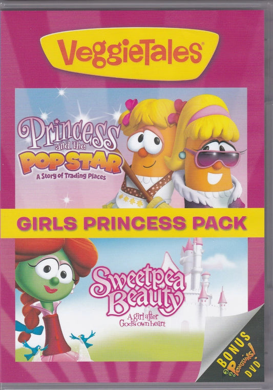 DVD VEGGIE TALES:GIRLS PRINCESS DOUBLE DVD PACK