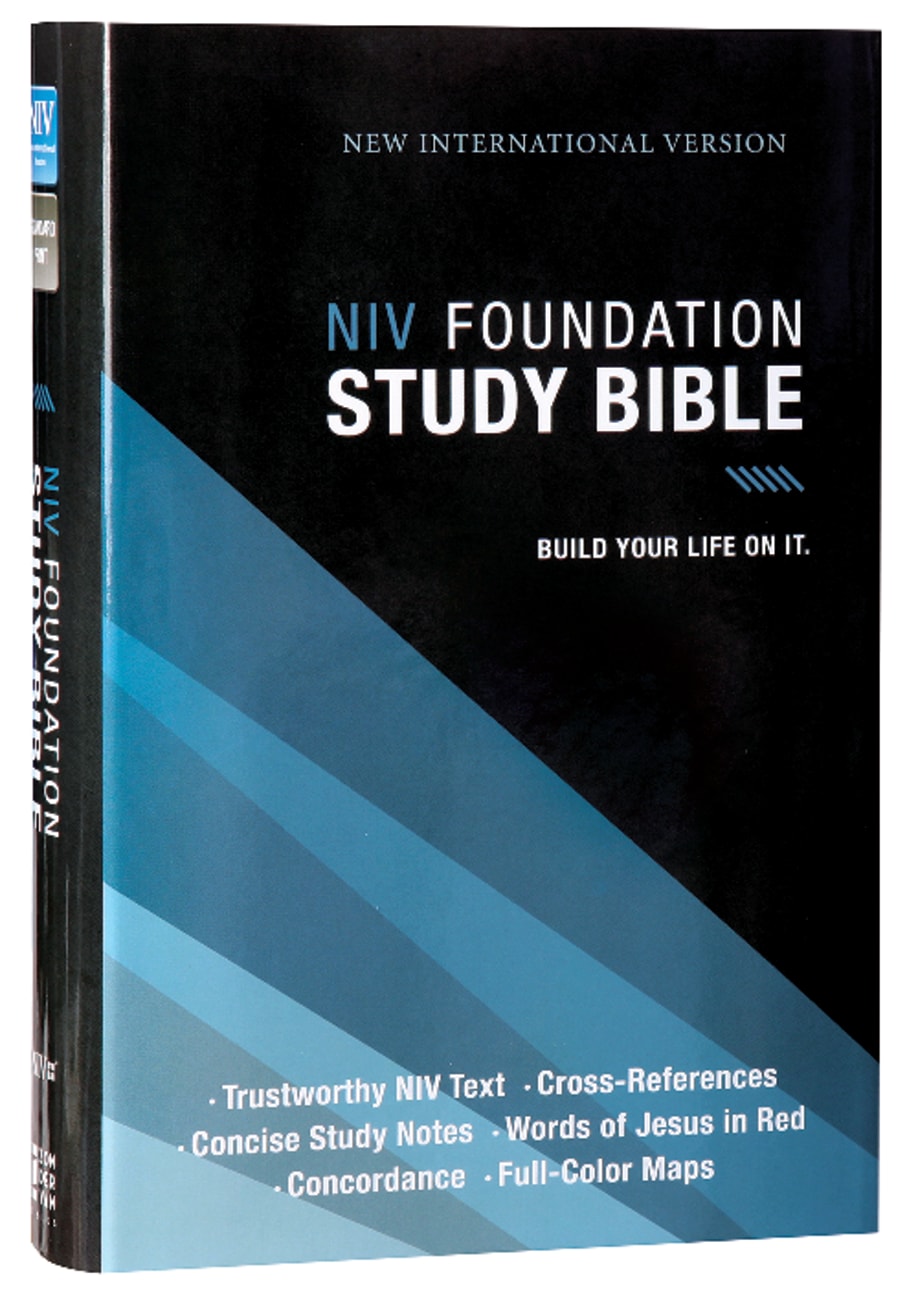 B NIV FOUNDATION STUDY BIBLE (RED LETTER EDITION)