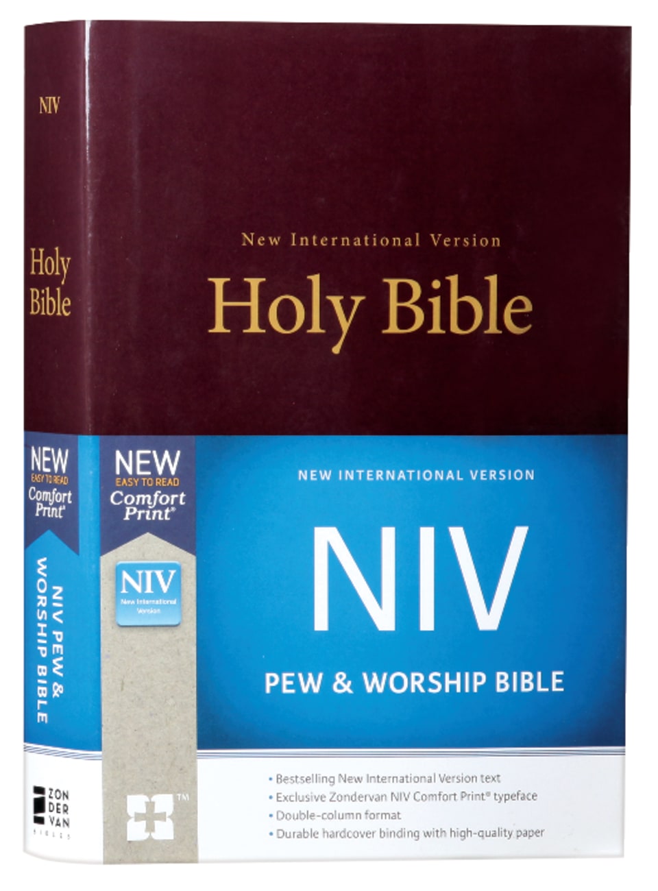 B NIV PEW AND WORSHIP BIBLE BURGUNDY (BLACK LETTER EDITION) – Crossroad ...