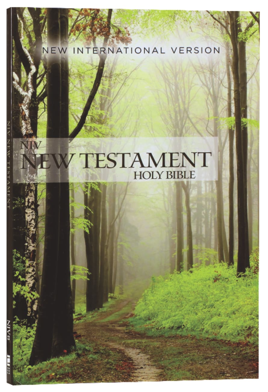 B NIV OUTREACH NEW TESTAMENT GREEN FOREST PATH (BLACK LETTER EDITION)