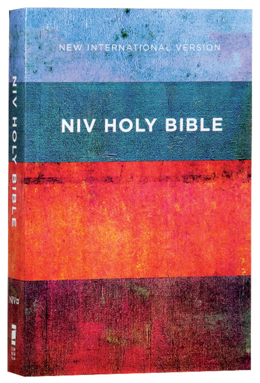 B NIV VALUE OUTREACH BIBLE RED BLUE STRIPES (BLACK LETTER EDITION)