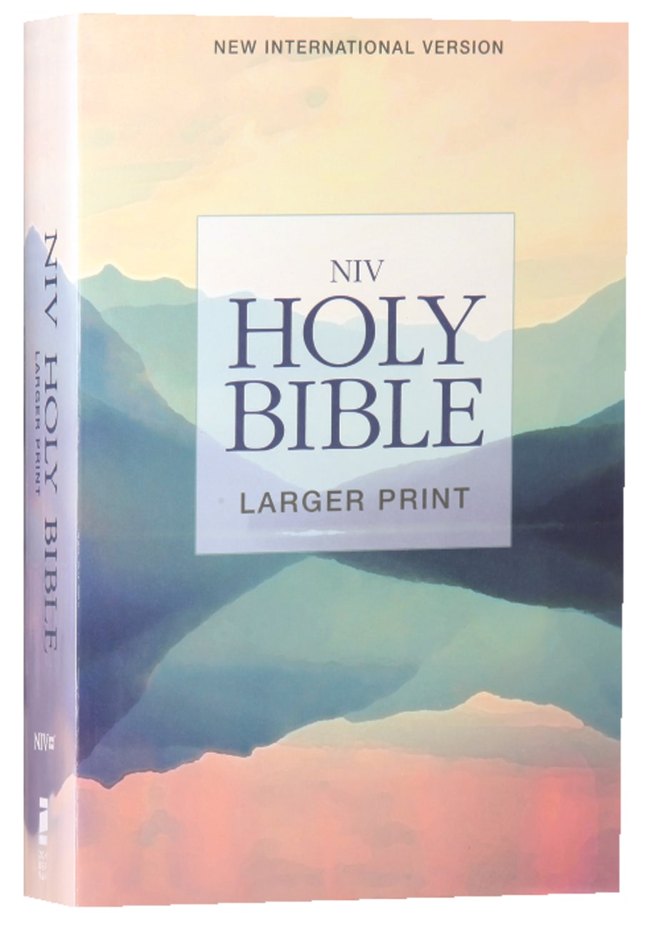 B NIV HOLY BIBLE LARGER PRINT LAKESIDE (BLACK LETTER EDITION)