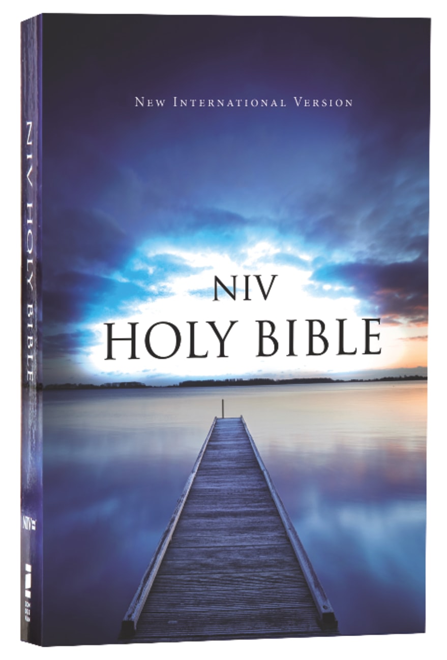 B NIV VALUE OUTREACH BIBLE BLUE PIER (BLACK LETTER EDITION)