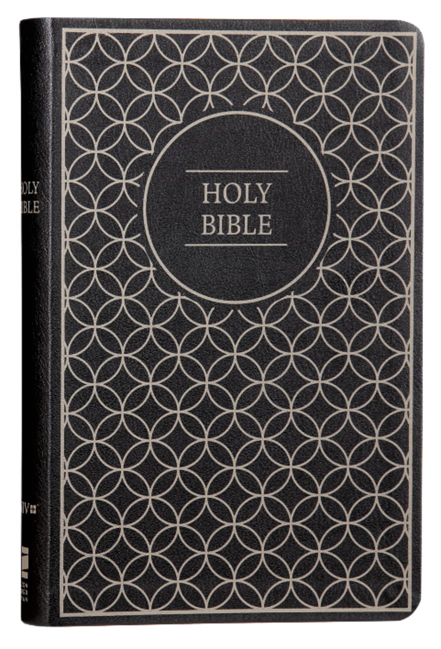 B NIV VALUE THINLINE BIBLE GRAY/BLACK (BLACK LETTER EDITION)