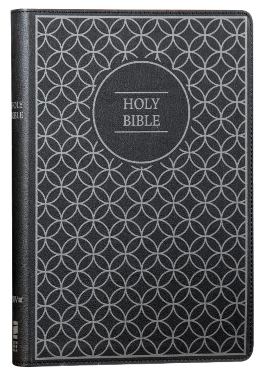 B NIV VALUE THINLINE BIBLE LARGE PRINT GRAY/BLACK (BLACK LETTER EDITION)