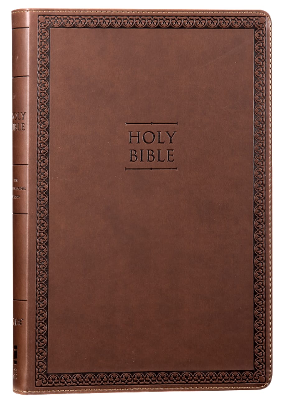 B NIV VALUE THINLINE BIBLE LARGE PRINT BROWN (BLACK LETTER EDITION)