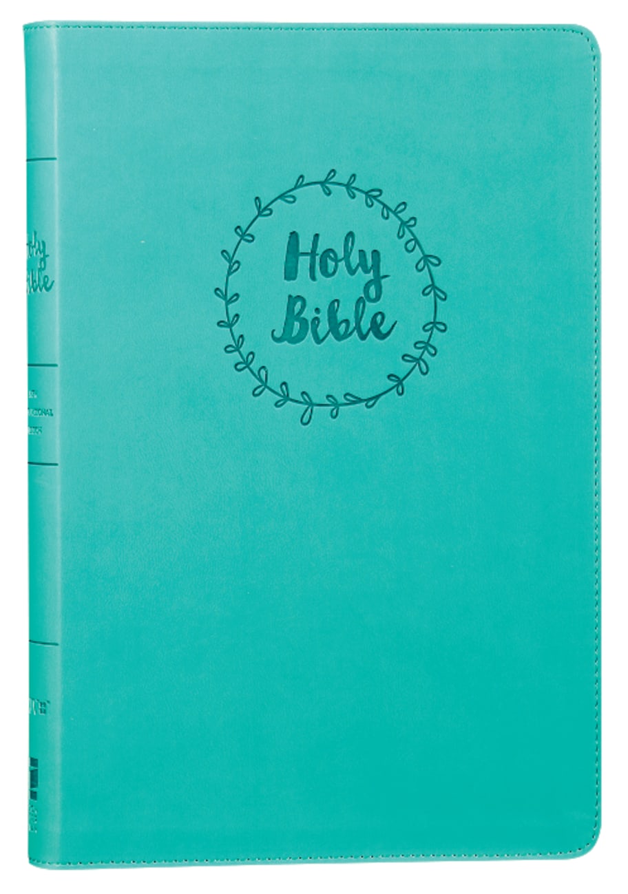 B NIV VALUE THINLINE BIBLE LARGE PRINT BLUE (BLACK LETTER EDITION)