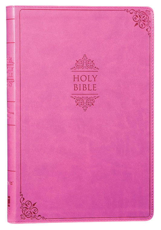 B NIV VALUE THINLINE BIBLE LARGE PRINT PINK (BLACK LETTER EDITION)