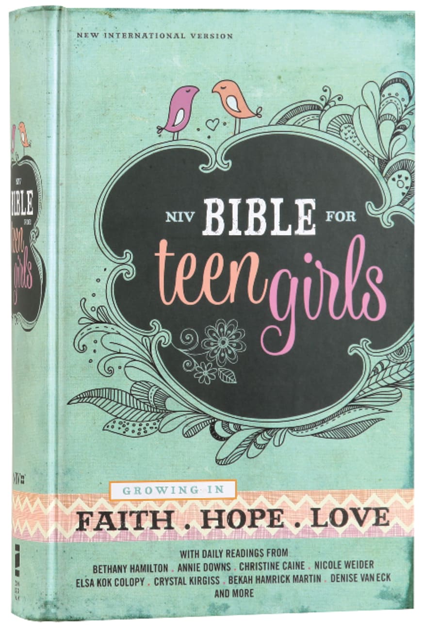 B NIV BIBLE FOR TEEN GIRLS (BLACK LETTER EDITION)