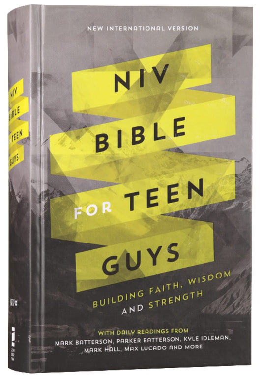 B NIV BIBLE FOR TEEN GUYS (BLACK LETTER EDITION)