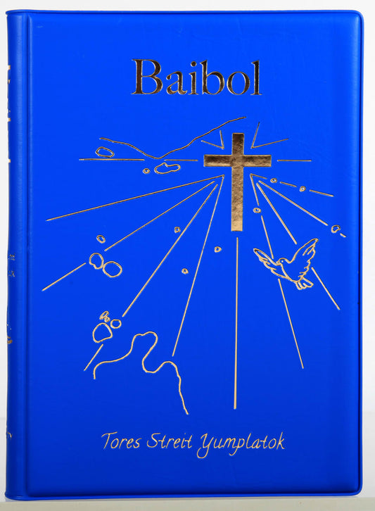 B YUMPLATOK SHORTER BIBLE (BAIBOL) TORRES STRAIT CREOLE BLUE (COMPLETE NT + PARTIAL OT)