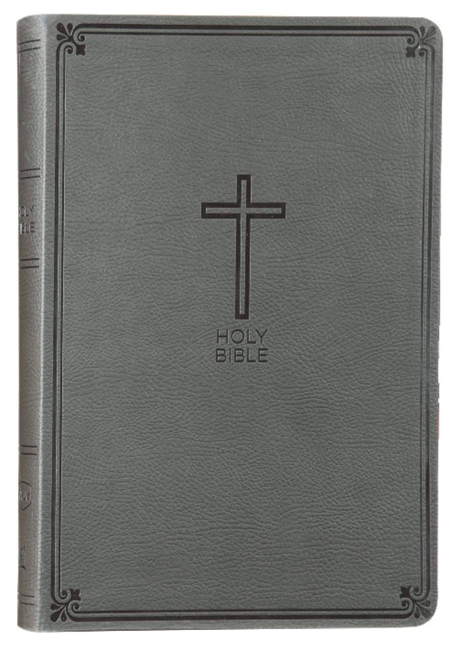 B NKJV VALUE THINLINE BIBLE LARGE PRINT CHARCOAL (RED LETTER EDITION)