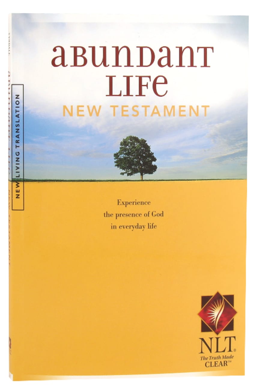 B NLT ABUNDANT LIFE NEW TESTAMENT (BLACK LETTER EDITION)