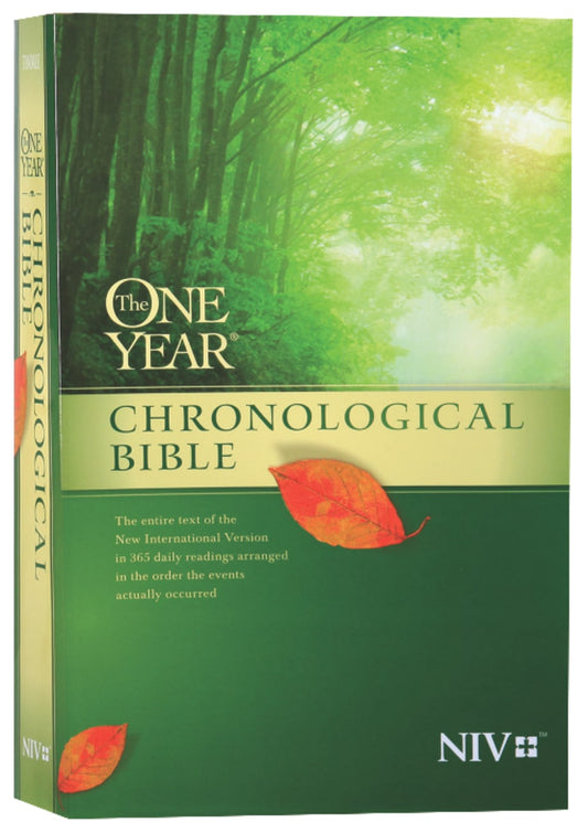 B NIV ONE YEAR CHRONOLOGICAL BIBLE (BLACK LETTER EDITION)