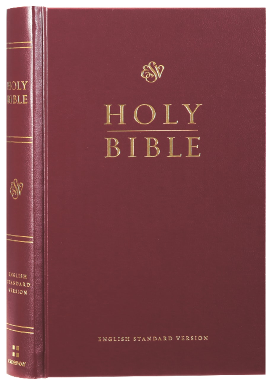 B ESV PEW BIBLE BURGUNDY (BLACK LETTER EDITION)