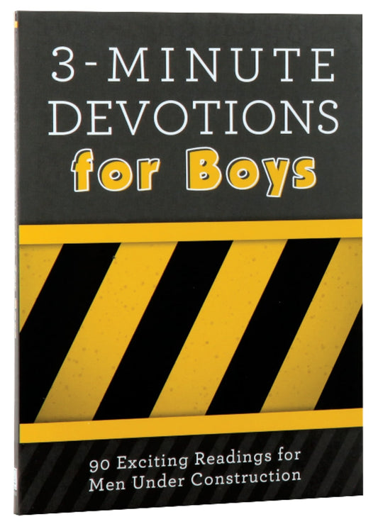 3-MINUTE DEVOTIONS FOR BOYS