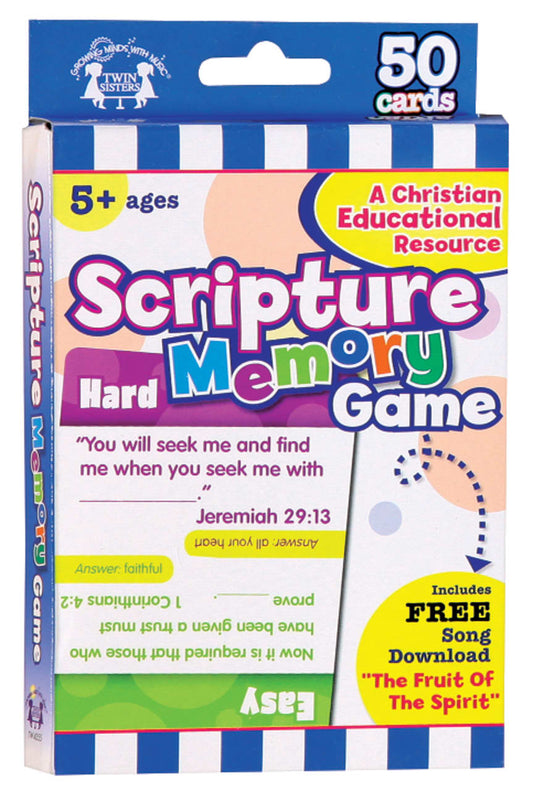 FLASH CARDS: SCRIPTURE MEMORY GAME (PK 50) (AGE 5+)