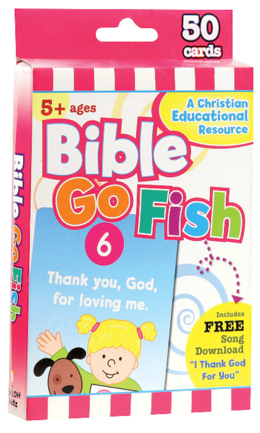 FLASH CARDS: BIBLE GO FISH (PK 50) (AGE 5+)