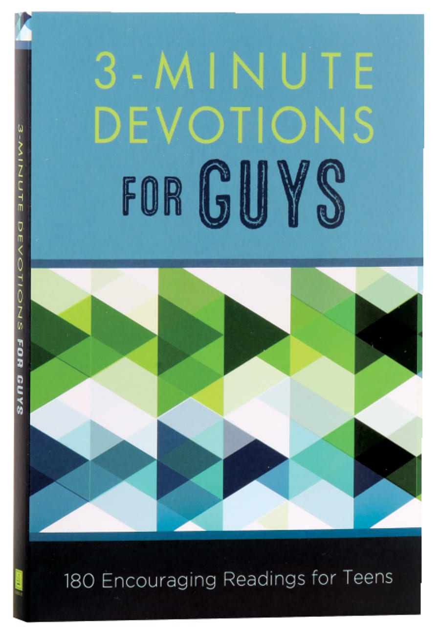 3-MINUTE DEVOTIONS FOR GUYS: 180 ENCOURAGING READINGS FOR TEENS
