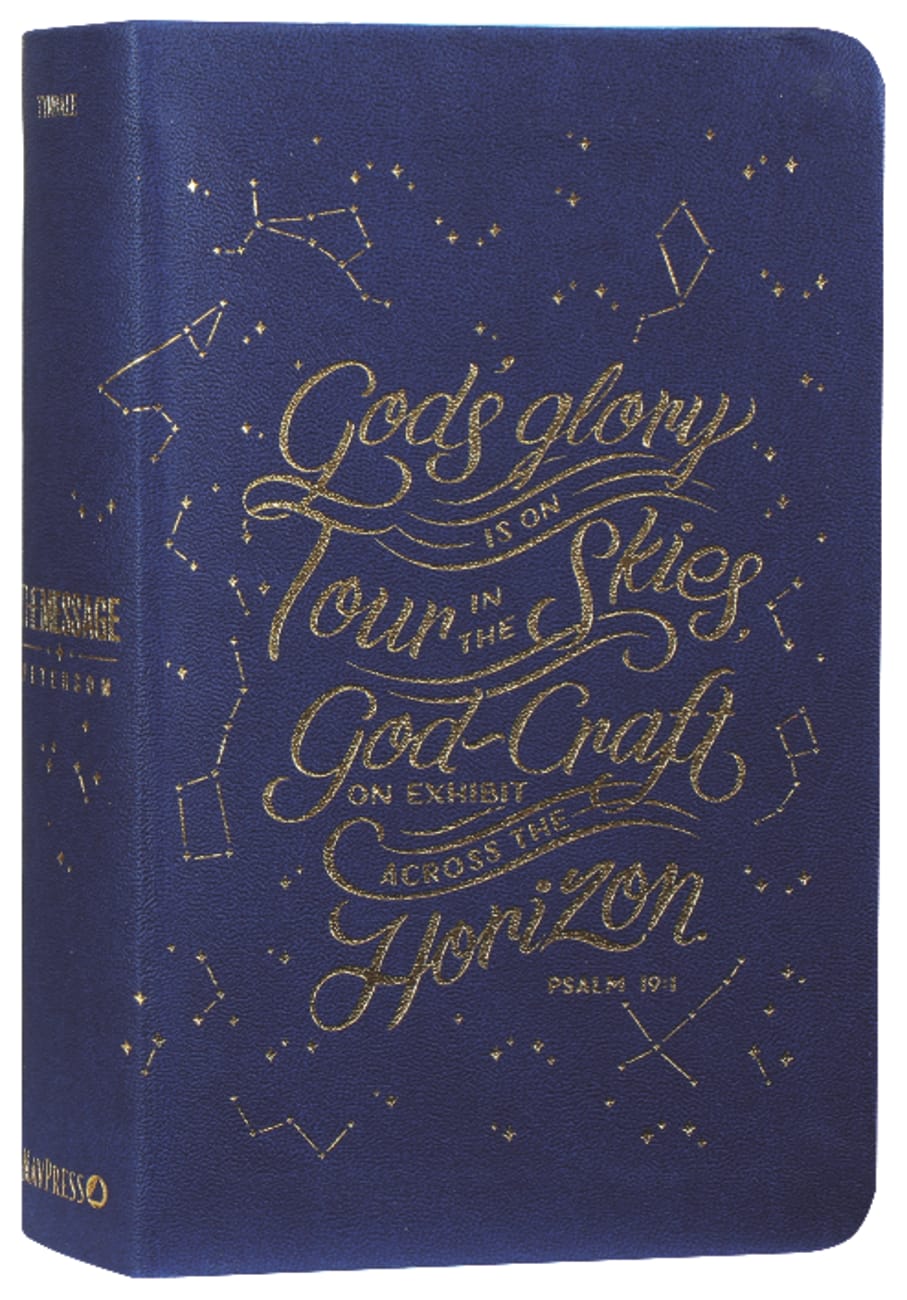 B MESSAGE COMPACT BIBLE STARRY SKY (BLACK LETTER EDITION)