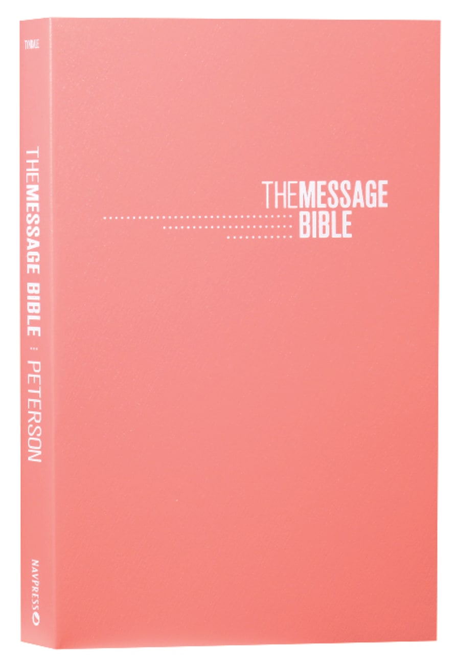B MESSAGE GIFT AND AWARD BIBLE CORAL (BLACK LETTER EDITION)