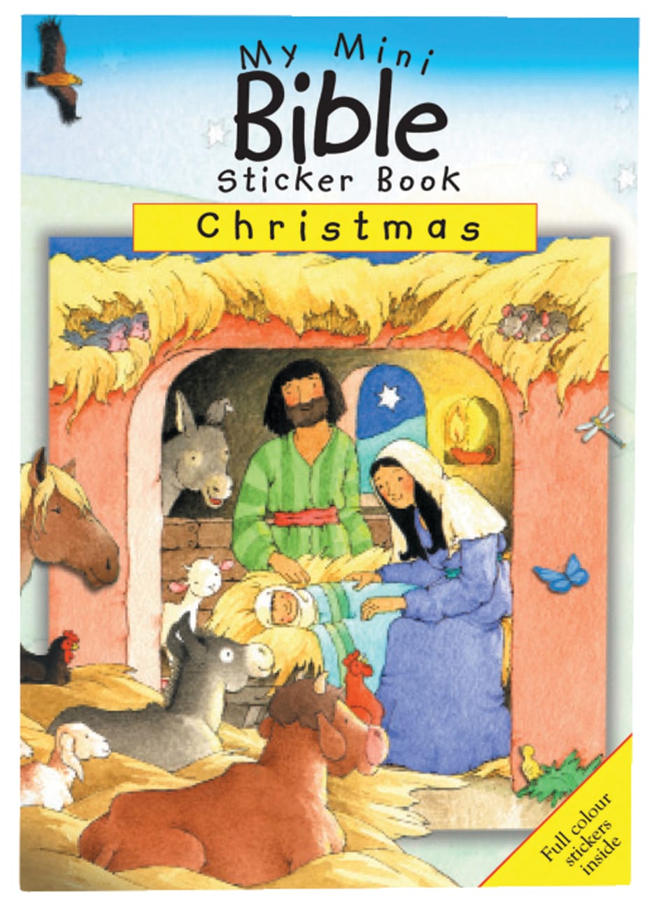 MY MINI BIBLE STICKER BOOK: CHRISTMAS